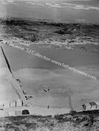 BEACH FROM CLIFF